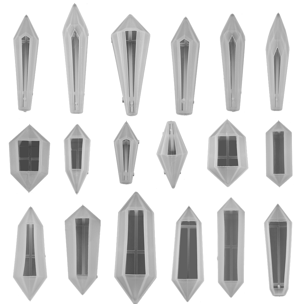 Jewelry Making Tools List - 1Pcs DIYคริสตัลลูกตุ้มอีพ็อกซี่เรซินแม่พิมพ์สร้อยคอจี้เรซินUVโปร่งใสซิลิโคนแม่พิมพ์สำหรับเครื่องประดับค้นหาเครื่องมือ