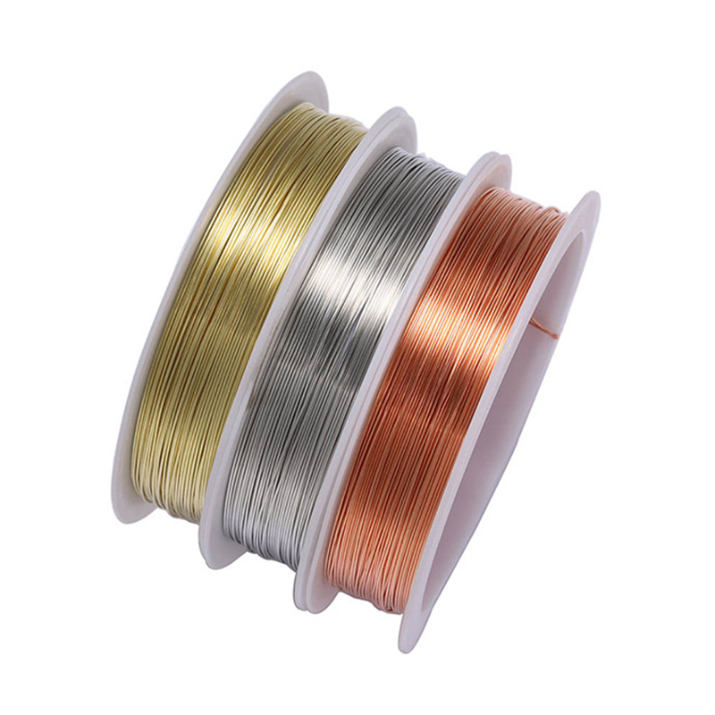 Jewelry Making With Copper Wire - ลวดทองแดงแข็งแรง ขนาด 0.2/0.3/0.4/0.5/0.6/0.8/1 มม. สำหรับงานประดิษฐ์เครื่องประดับ DIY