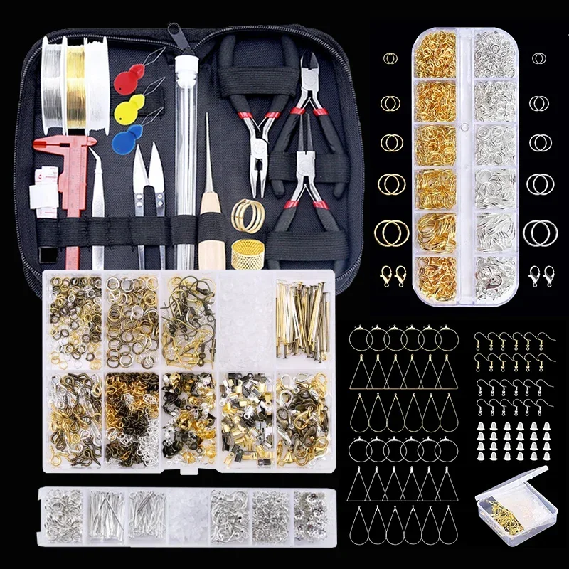 Jewelry Making With Copper Wire - ชุดอุปกรณ์ทำเครื่องประดับพร้อมเครื่องมือเครื่องประดับ ด้ายลวดทองแดงเครื่องประดับ และอุปกรณ์ทำเครื่องประดับสำหรับทำเครื่องประดับ