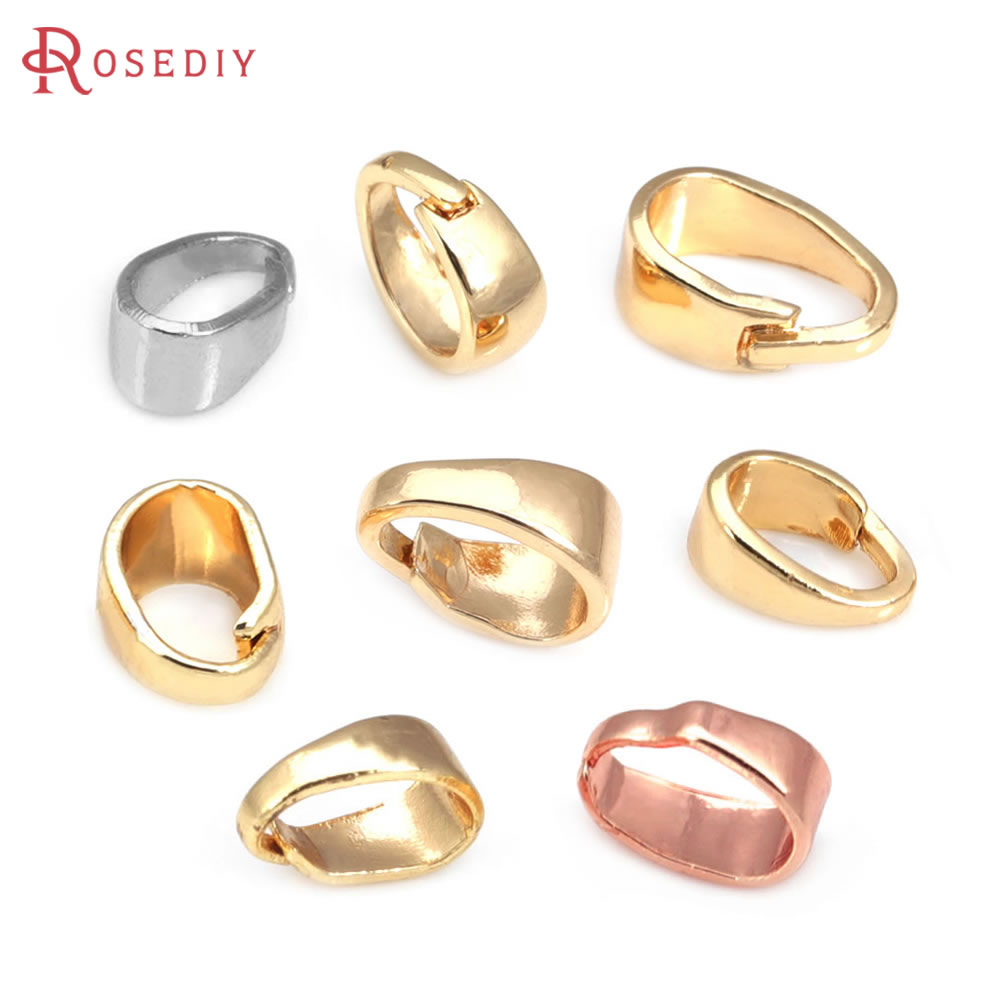 Jewelry Making Metal Supplies - 7x3.5 มม.6x4 มม.7x5 มม.9x4 มม.18K Gold