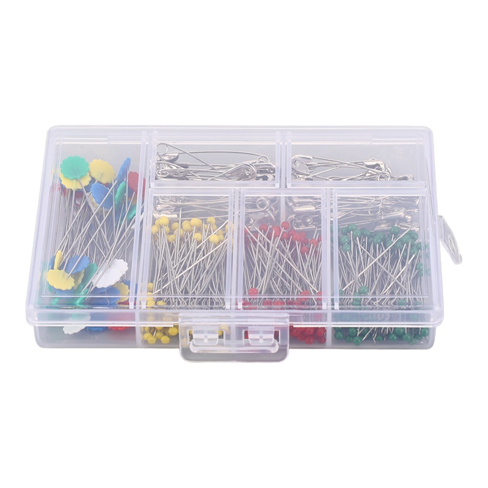 Head Pin Assorted - ชุดเข็มเย็บผ้า 400 ชิ้น หลากสี สำหรับงาน DIY