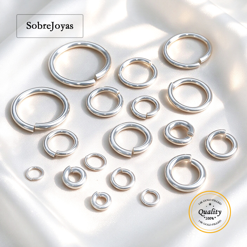Jump Ring Assorted - ห่วงกลมเปิด ทำจากเงินสเตอร์ลิง 925 หลากหลายขนาด 3 มม.-8