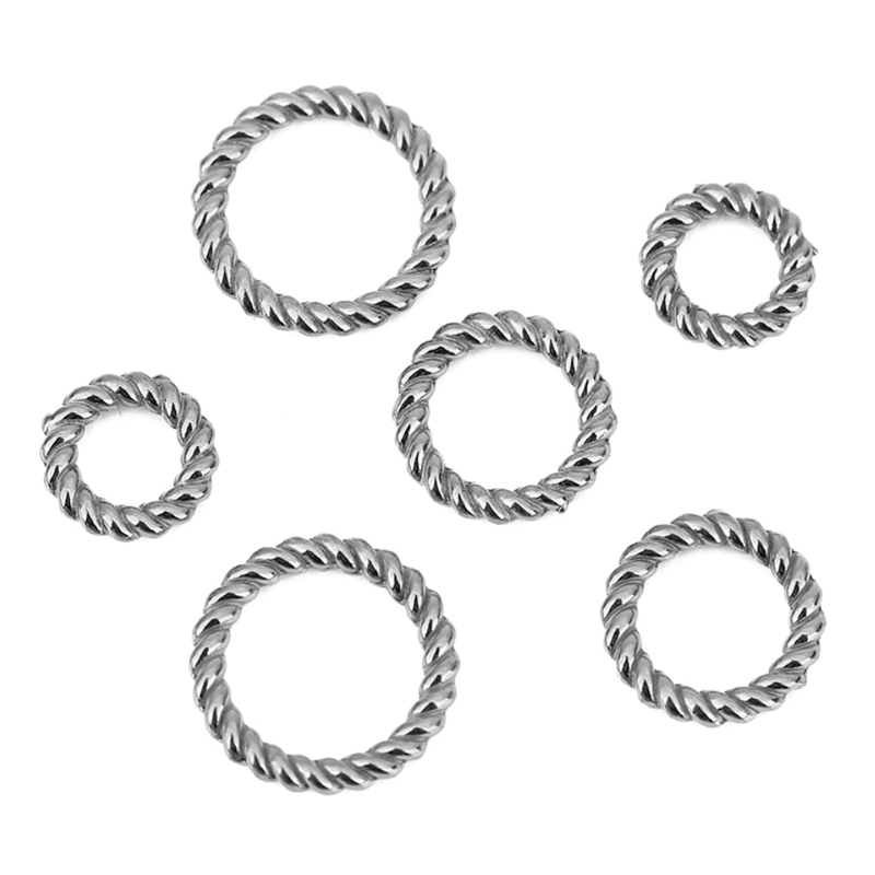 แหวนสแตนเลสสตีลเคลือบ PVD ไม่ล - Jewelry Making Closed Jump Rings บทวิจารณ์และราคา