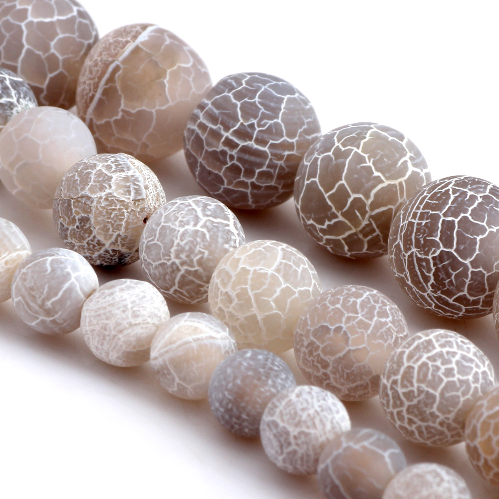 ลูกปัดไม้สนธรรมชาติลายเส้นสีขา - Jewelry Making Stones บทวิจารณ์และราคา