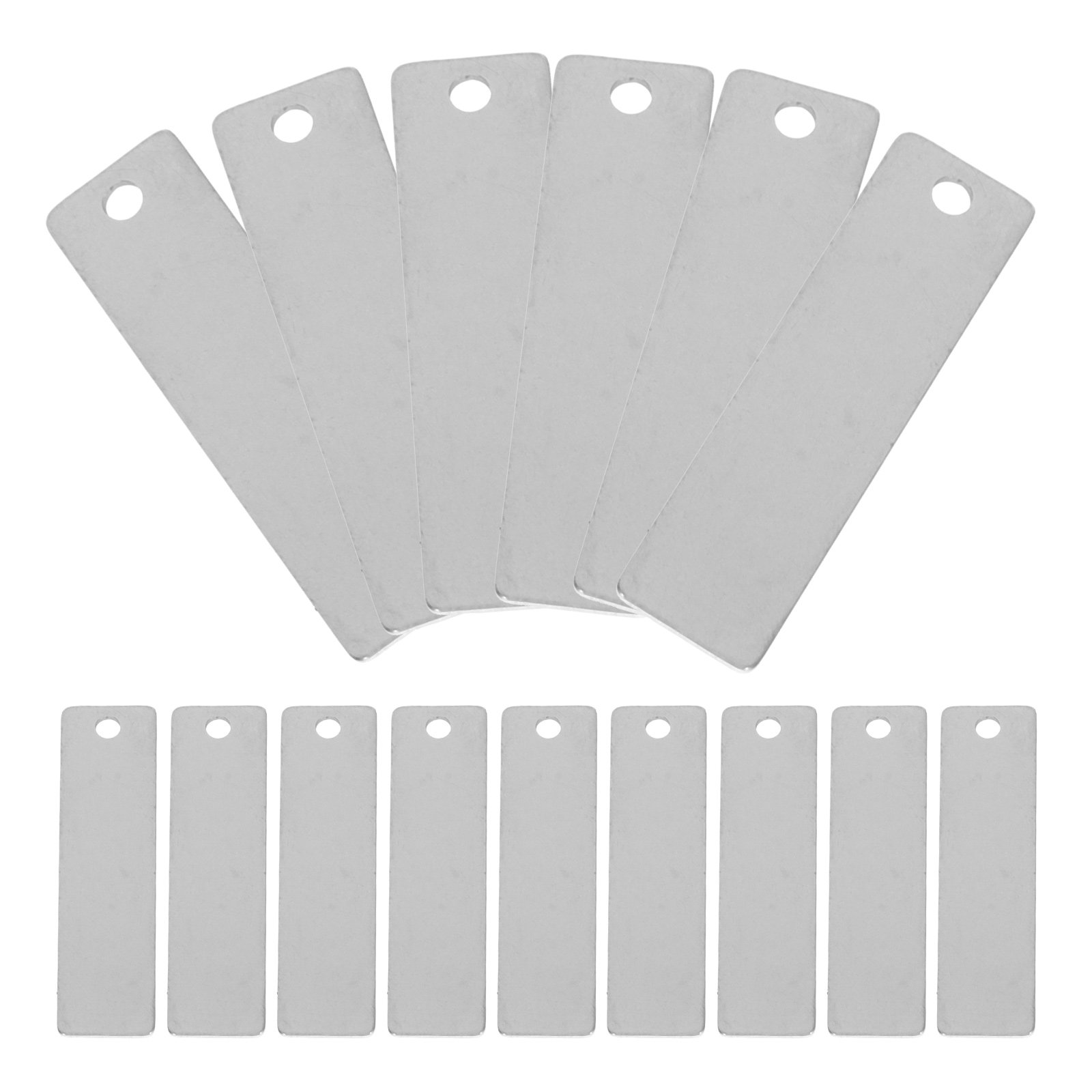 ป้ายโลหะสแตนเลสสี่เหลี่ยมผืนผ้ - Jewelry Making Metals บทวิจารณ์และราคา