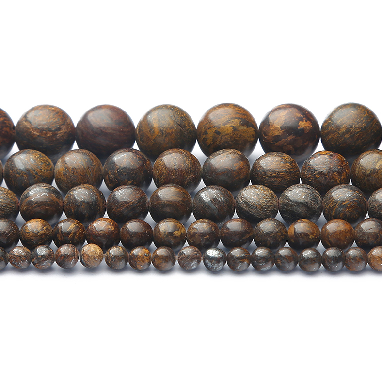 ลูกปัดหินอ่อนสีเทาธรรมชาติขนาด - Jewelry Making Stones บทวิจารณ์และราคา
