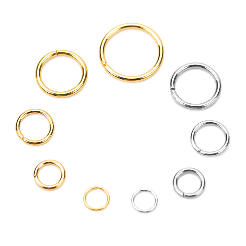100pcs PVD ไม่เคยจางหายสแตนเลส - Jump Ring Assorted บทวิจารณ์และราคา