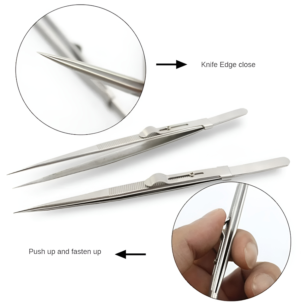 แหนบสแตนเลสปรับสไลด์ล็อคป้องกั - Jewelry Making Tools List บทวิจารณ์และราคา