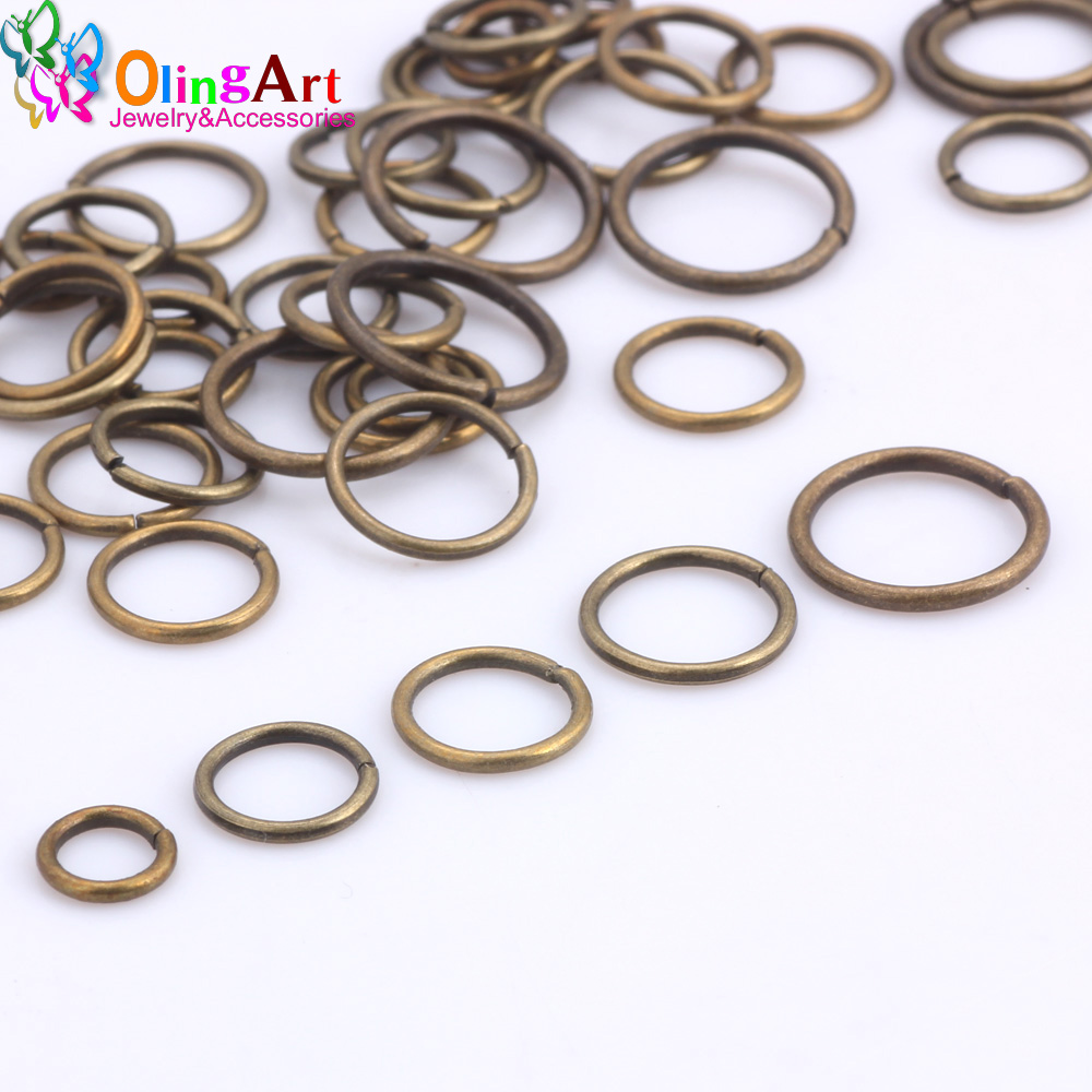 วงแหวนทองเหลืองชุบ OlingArt ขน - Jump Ring Assorted บทวิจารณ์และราคา