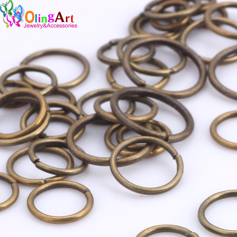 วงแหวนทองเหลืองชุบ OlingArt ขน - Jump Ring Assorted บทวิจารณ์และราคา