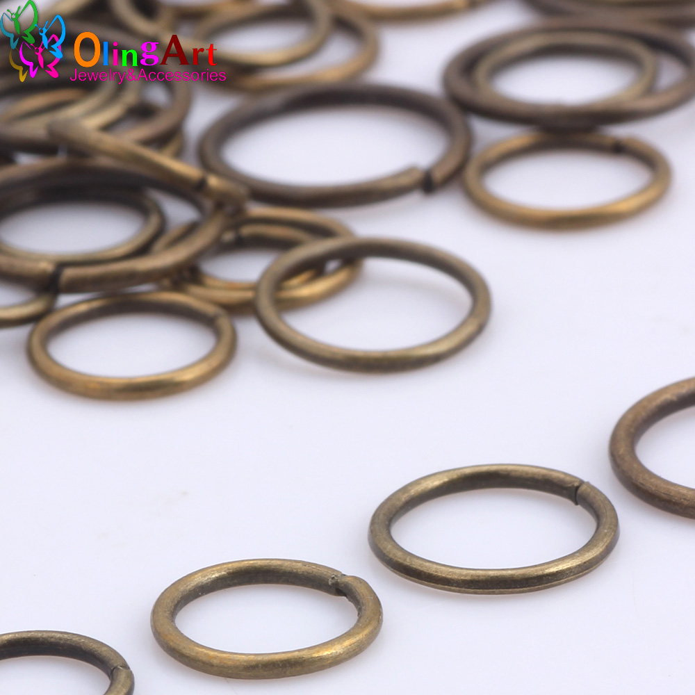 วงแหวนทองเหลืองชุบ OlingArt ขน - Jump Ring Assorted บทวิจารณ์และราคา