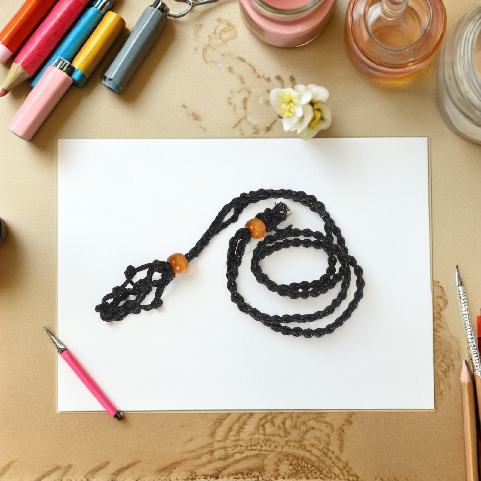 ชุดอุปกรณ์ทำสร้อยคอ DIY 1 ชุด  - Jewelry Making Stones บทวิจารณ์และราคา