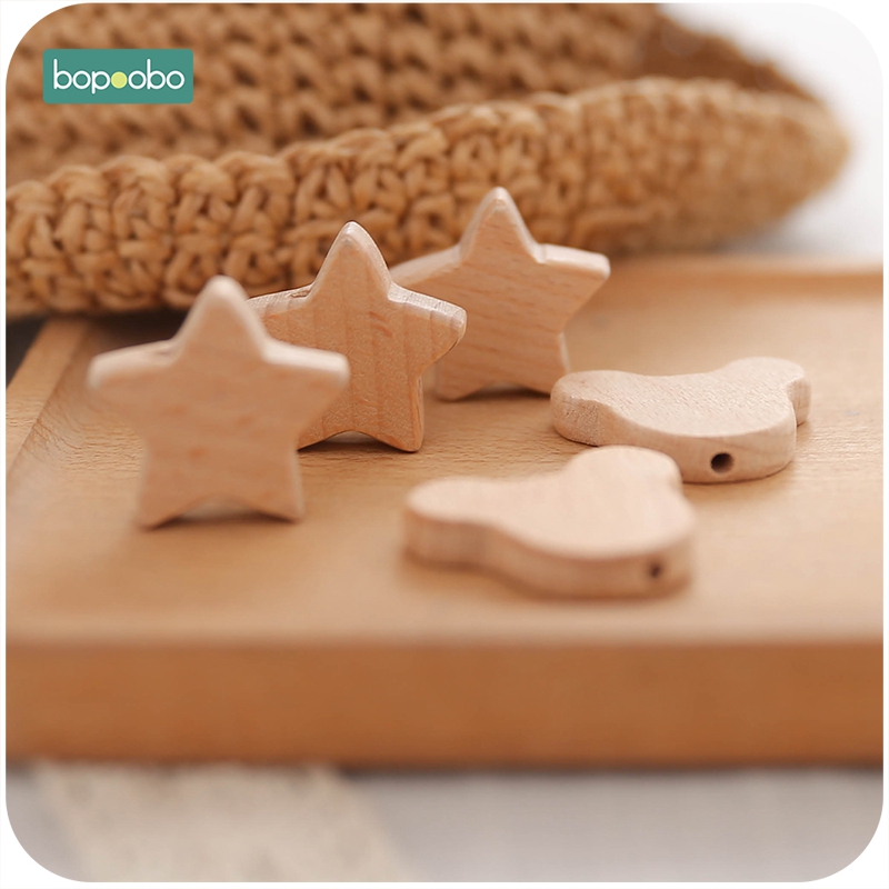 Bopoobo 10Pcs ธรรมชาติไม้หมีหั - Jewelry Making For Dummies บทวิจารณ์และราคา