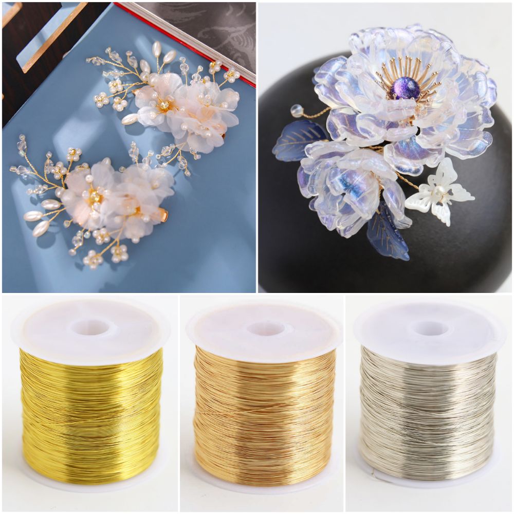 ลวดทองแดงเคลือบทอง 100 เมตร/ม้ - Jewelry Making With Copper Wire บทวิจารณ์และราคา