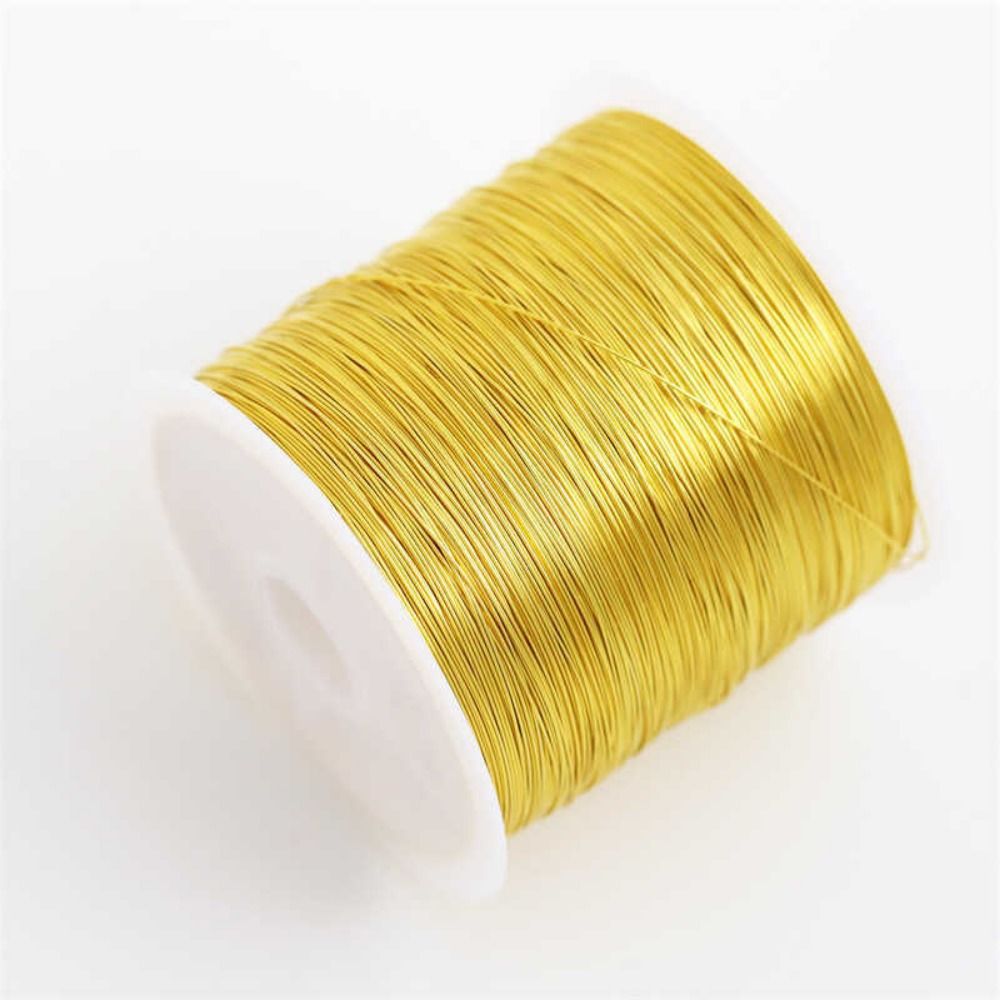 ลวดทองแดงเคลือบทอง 100 เมตร/ม้ - Jewelry Making With Copper Wire บทวิจารณ์และราคา