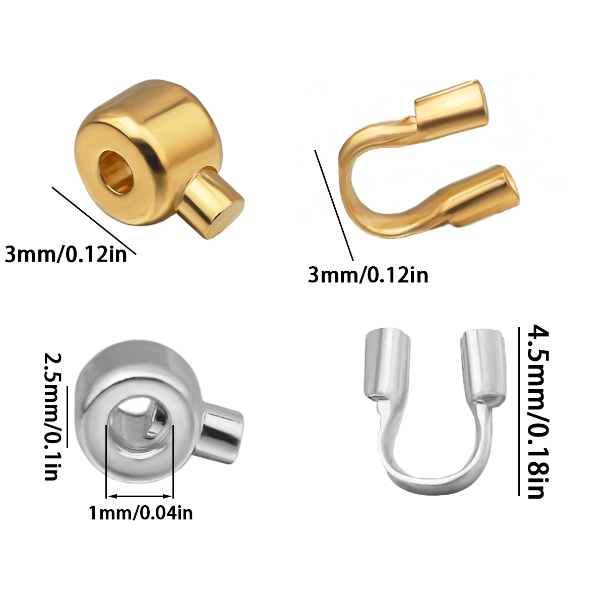 ตัวล็อคแบบลูกปัดทองเหลือง 20 ช - Jewelry Making With Copper Wire บทวิจารณ์และราคา