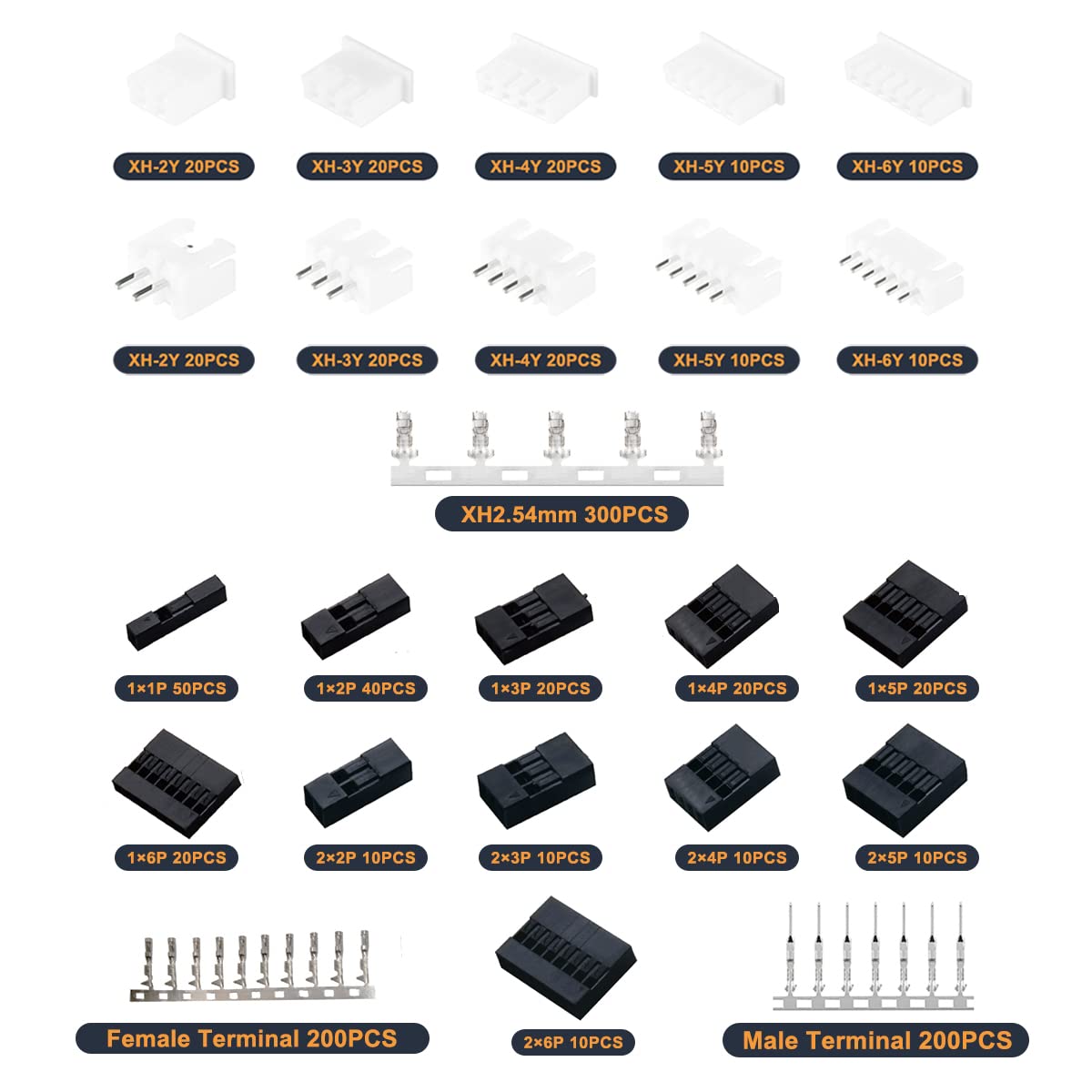 ชุดขั้วต่อ JST-XH ดูปองท์1080ช - Head Pin Assorted บทวิจารณ์และราคา