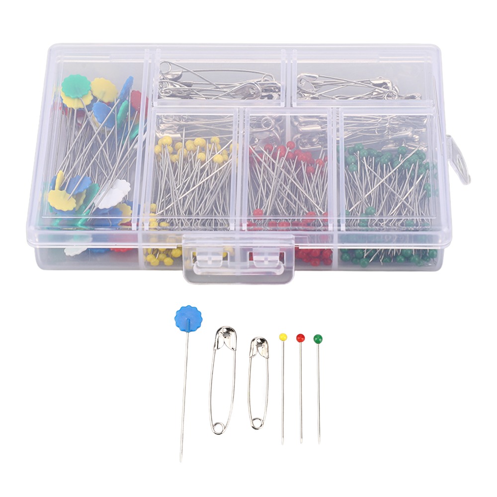 ชุดเข็มเย็บผ้า 400 ชิ้น คละสี  - Head Pin Assorted บทวิจารณ์และราคา