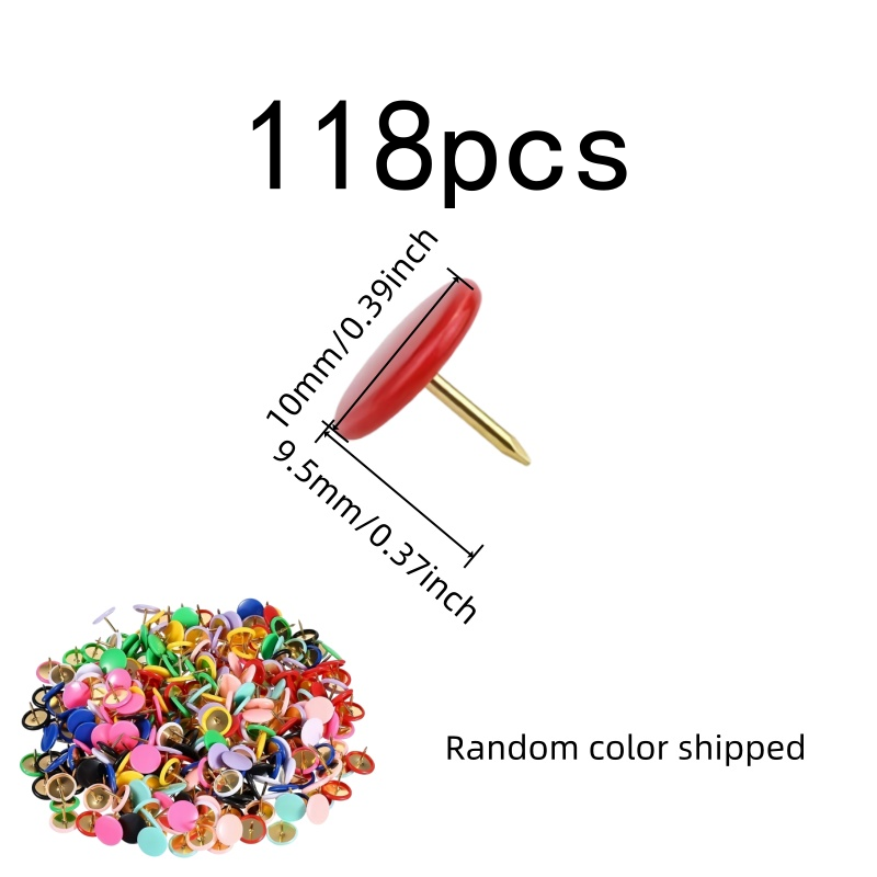 หมุดติดกระดานหัวกลม 118 ชิ้น ค - Head Pin Assorted บทวิจารณ์และราคา