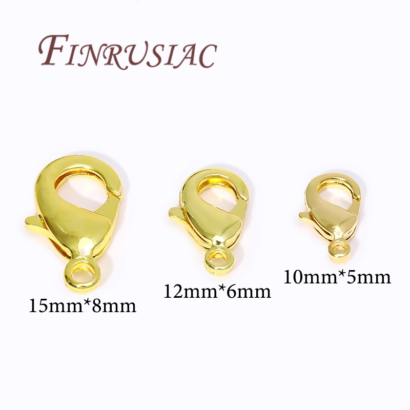 ตัวล็อกแบบก้ามปูชุบทอง 18K สำห - Jewelry Making Accessories บทวิจารณ์และราคา