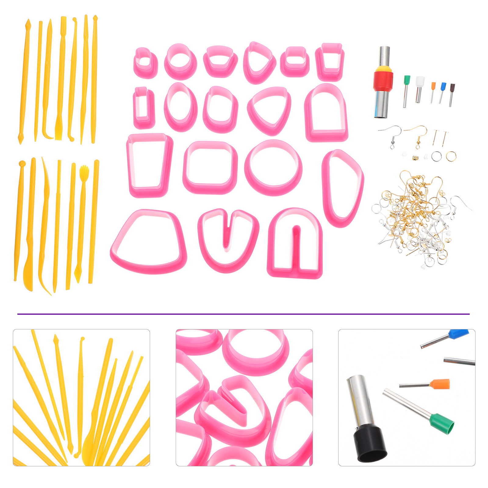 ชุดอุปกรณ์ทำต่างหูพลาสติก 1 ชุ - Jewelry Making Tool Kit บทวิจารณ์และราคา