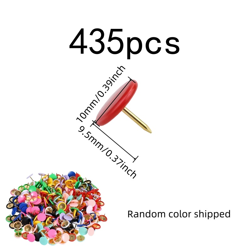 หมุดกดหัวกลม 435 ชิ้น, กระดานป - Head Pin Assorted บทวิจารณ์และราคา