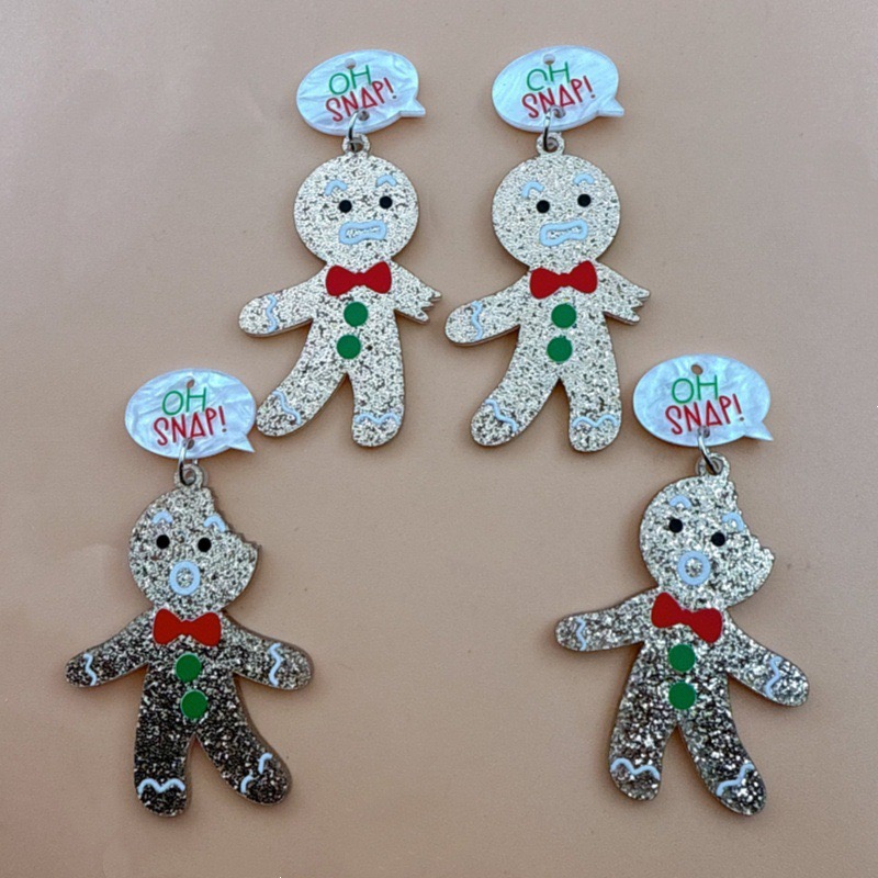 จี้รูปคนขนมปังขิงน่ารัก 10 ชิ้ - Jewelry Making Accessories บทวิจารณ์และราคา