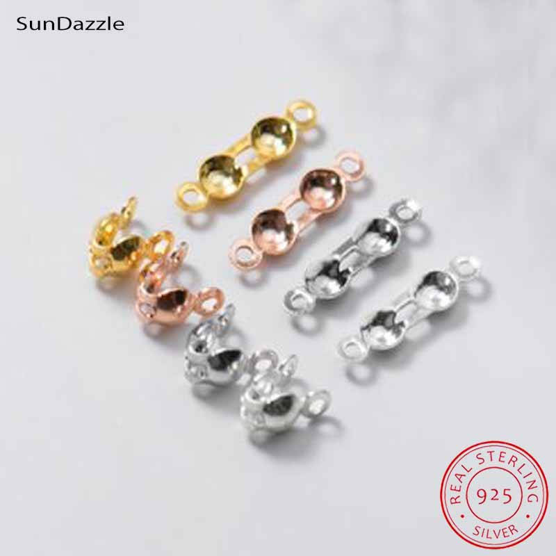 ตัวล็อคปลายลูกปัดเงินแท้ 925 จ - Jewelry Making Metals บทวิจารณ์และราคา