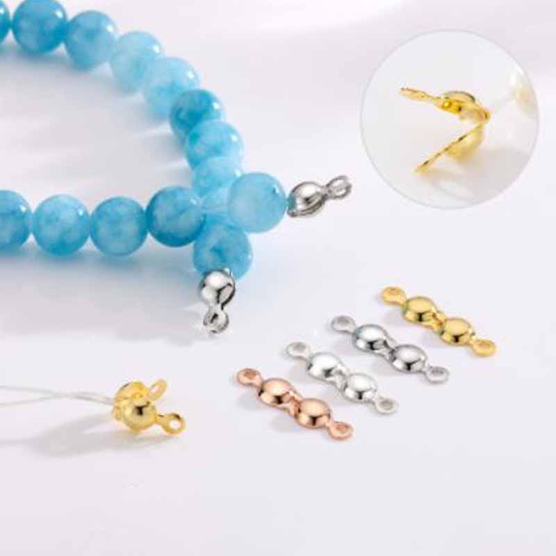 ตัวล็อคปลายลูกปัดเงินแท้ 925 จ - Jewelry Making Metals บทวิจารณ์และราคา
