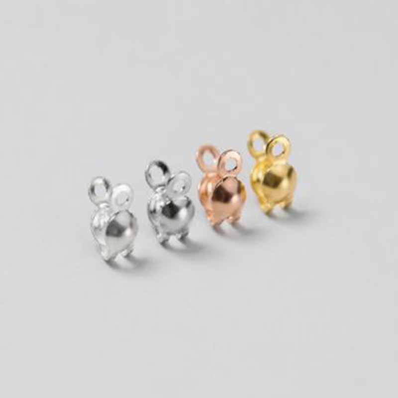 ตัวล็อคปลายลูกปัดเงินแท้ 925 จ - Jewelry Making Metals บทวิจารณ์และราคา