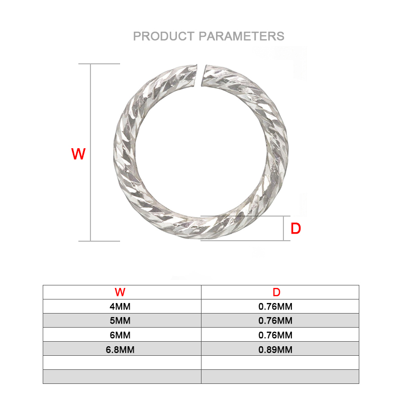 ห่วงเงินแท้ 925 แบบเปิด-ปิด สำ - Jewelry Making Closed Jump Rings บทวิจารณ์และราคา