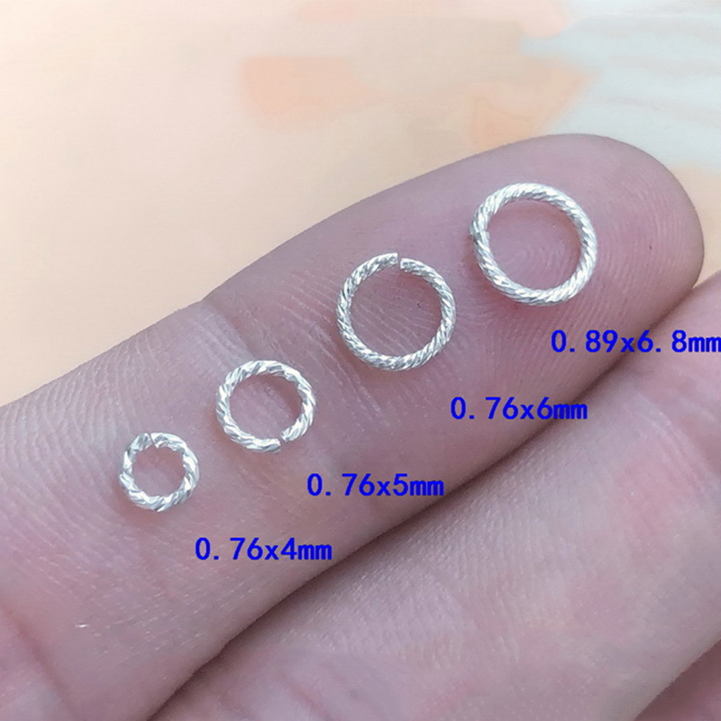 ห่วงเงินแท้ 925 แบบเปิด-ปิด สำ - Jewelry Making Closed Jump Rings บทวิจารณ์และราคา