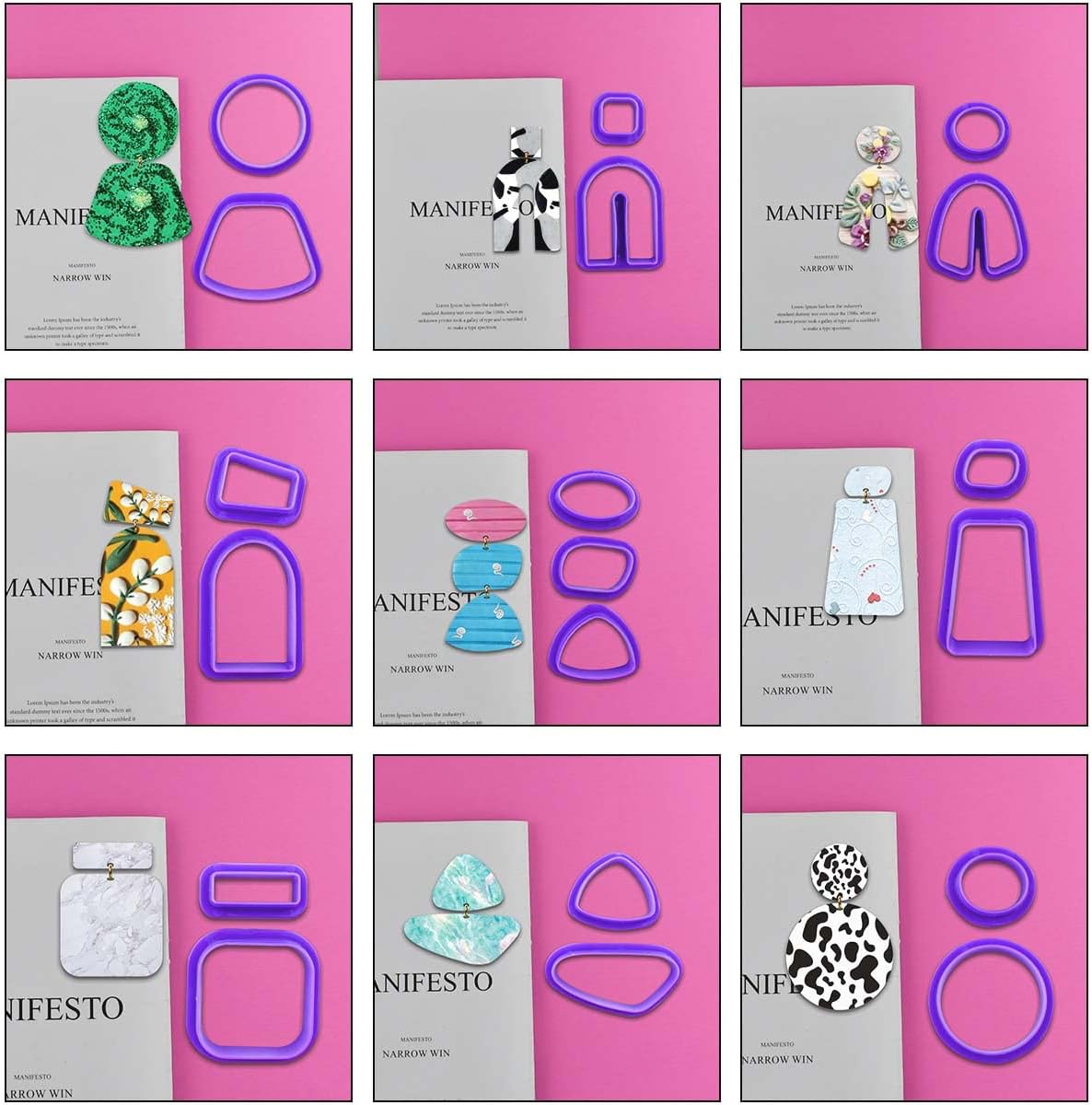 Polymer Clay ต่างหูทําชุดรวม 1 - Jewelry Making Tool Kit บทวิจารณ์และราคา