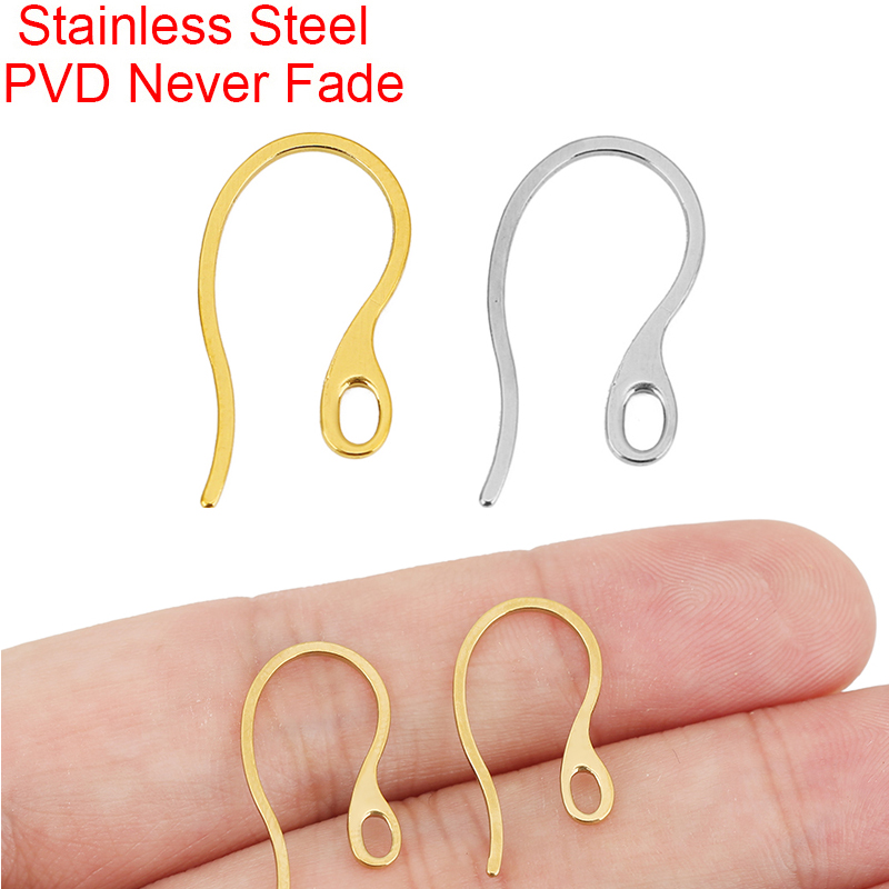 ตะขอเกี่ยวต่างหูสแตนเลสแบบไม่ก - Jewelry Making Metals บทวิจารณ์และราคา