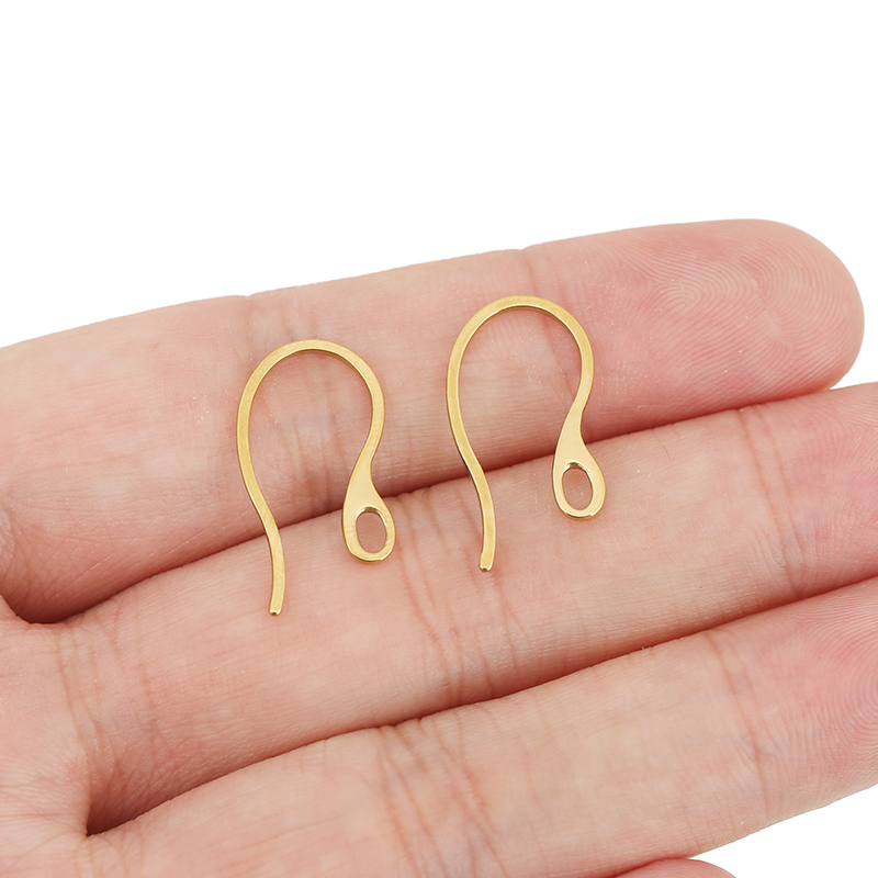 ตะขอเกี่ยวต่างหูสแตนเลสแบบไม่ก - Jewelry Making Metals บทวิจารณ์และราคา