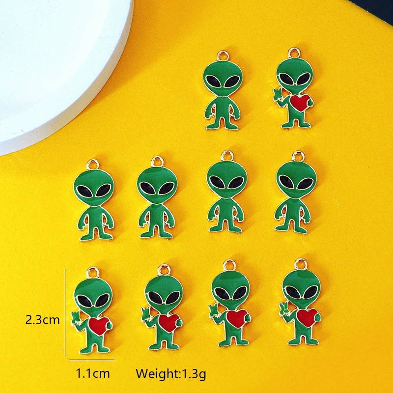 จี้โลหะผสมรูปเอเลี่ยนแบบเรียบง - Jewelry Making Accessories บทวิจารณ์และราคา