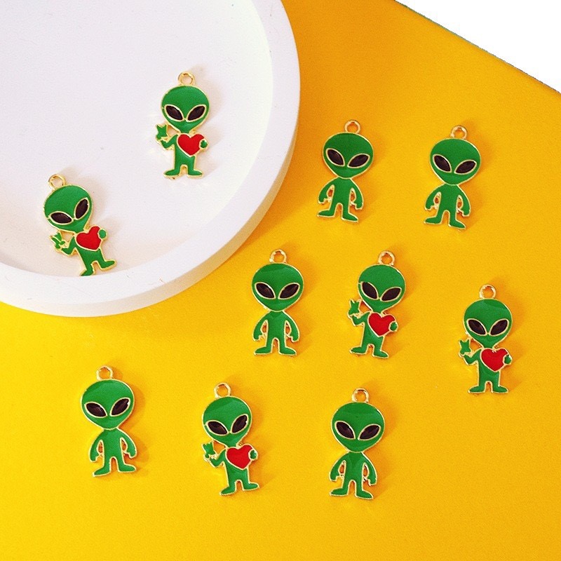 จี้โลหะผสมรูปเอเลี่ยนแบบเรียบง - Jewelry Making Accessories บทวิจารณ์และราคา