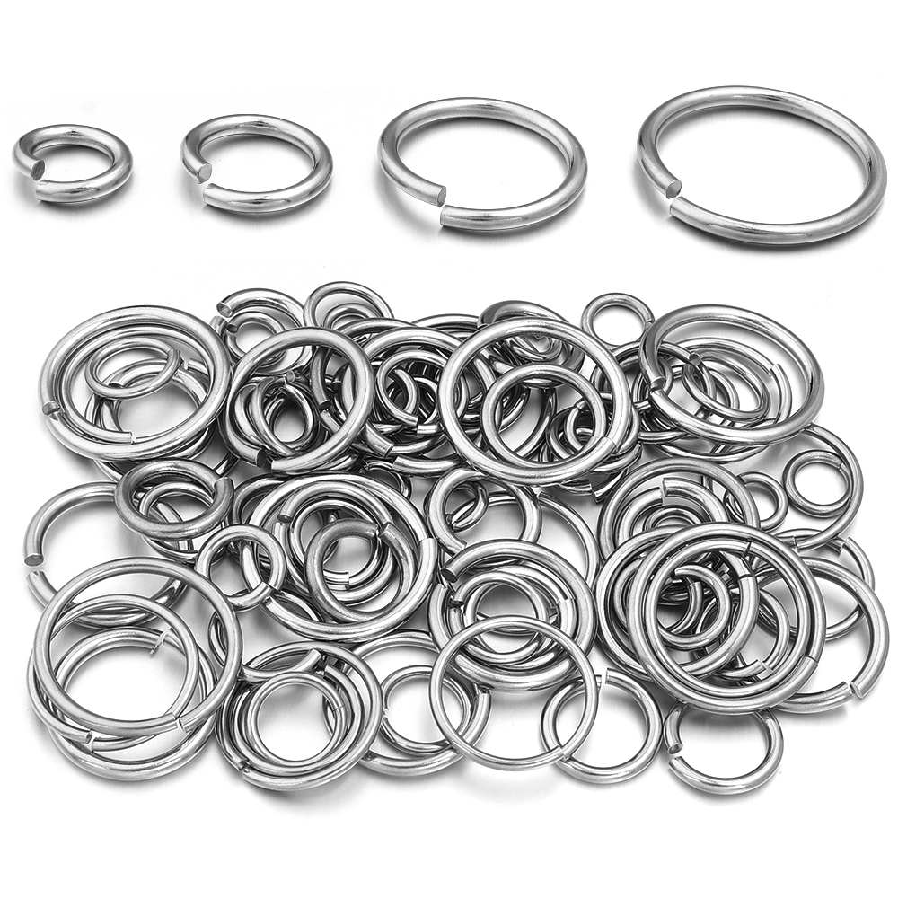 20 ชิ้น/ล็อตสแตนเลสแหวนกระโดดเ - Jewelry Making Closed Jump Rings บทวิจารณ์และราคา