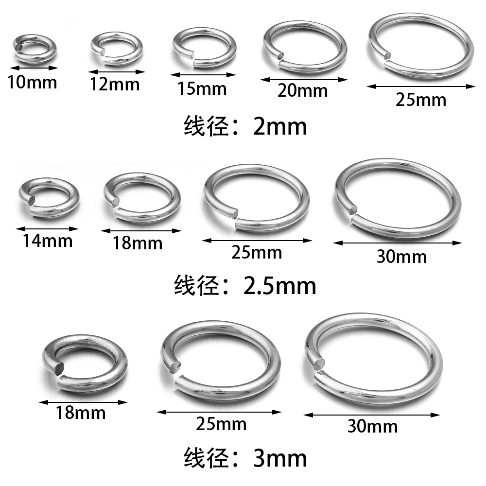 20 ชิ้น/ล็อตสแตนเลสแหวนกระโดดเ - Jewelry Making Closed Jump Rings บทวิจารณ์และราคา