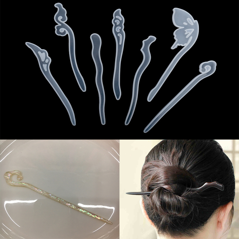 1 ชิ้น Hairpin ผมซิลิโคนแม่พิม - Jewelry Making Tools List บทวิจารณ์และราคา