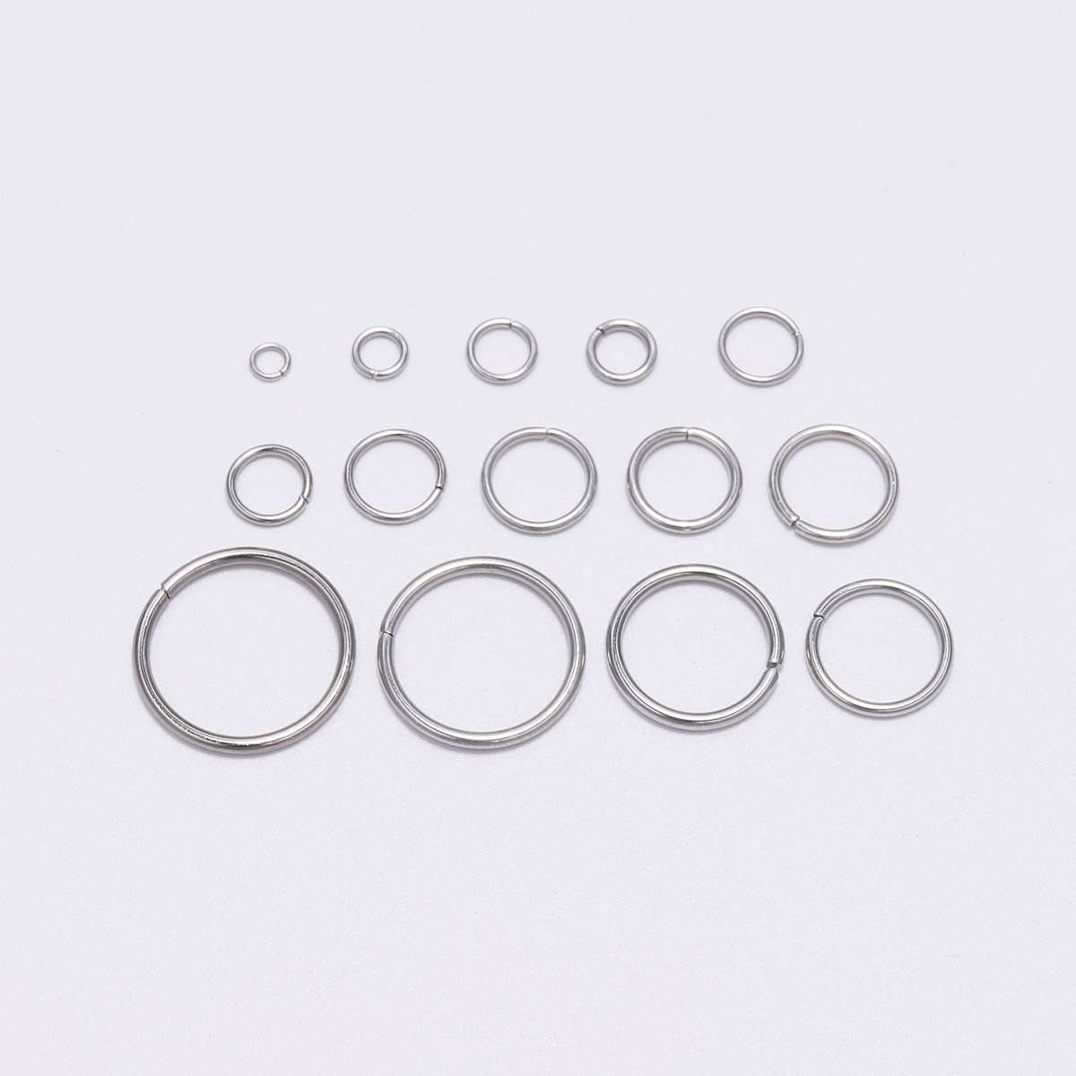 100-200 PCS 3-15 มม.สแตนเลส DI - Jump Ring Assorted บทวิจารณ์และราคา