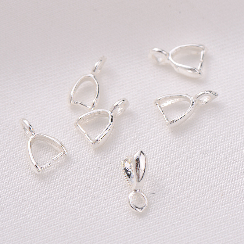 ตัวเชื่อมต่อชุบเงิน 50 ชิ้น แบ - Jewelry Making Stones บทวิจารณ์และราคา