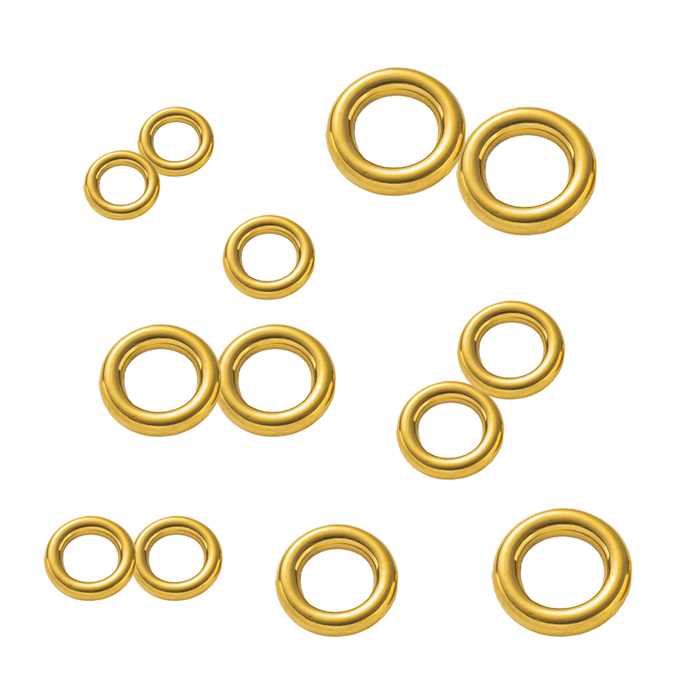 วงแหวนเชื่อมต่อสแตนเลสทรงกลมแบ - Jewelry Making Closed Jump Rings บทวิจารณ์และราคา