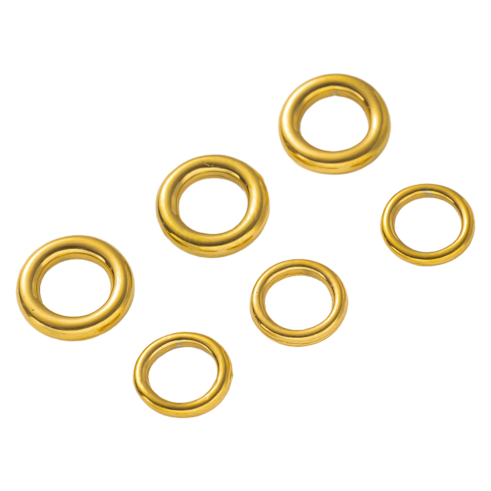 วงแหวนเชื่อมต่อสแตนเลสทรงกลมแบ - Jewelry Making Closed Jump Rings บทวิจารณ์และราคา