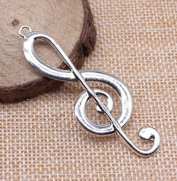 2 ชิ้น จี้โน้ตดนตรีขนาดใหญ่ 61 - Jewelry Making Notes บทวิจารณ์และราคา