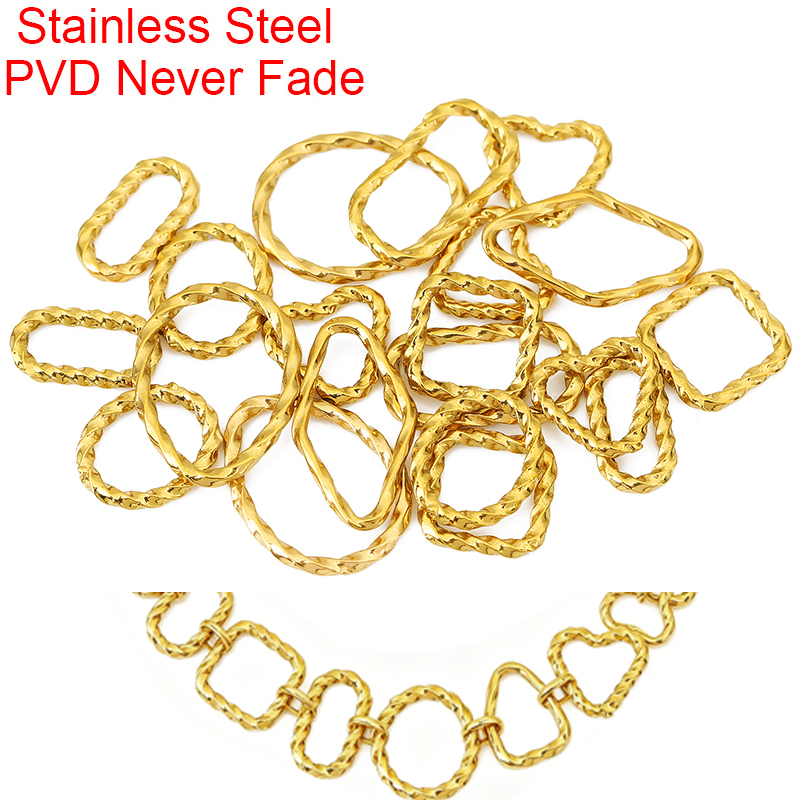 ห่วงเชื่อมสแตนเลสแบบปิด 10 ชิ้ - Jewelry Making Closed Jump Rings บทวิจารณ์และราคา