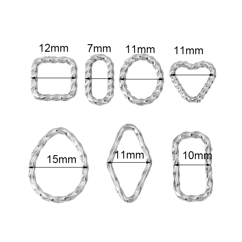 ห่วงเชื่อมสแตนเลสแบบปิด 10 ชิ้ - Jewelry Making Closed Jump Rings บทวิจารณ์และราคา