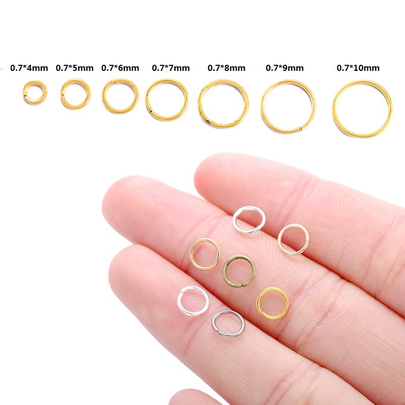 ผสมสี200ชิ้น/ล็อต3/4/5/6/7/8/1 - Jump Ring Assorted บทวิจารณ์และราคา