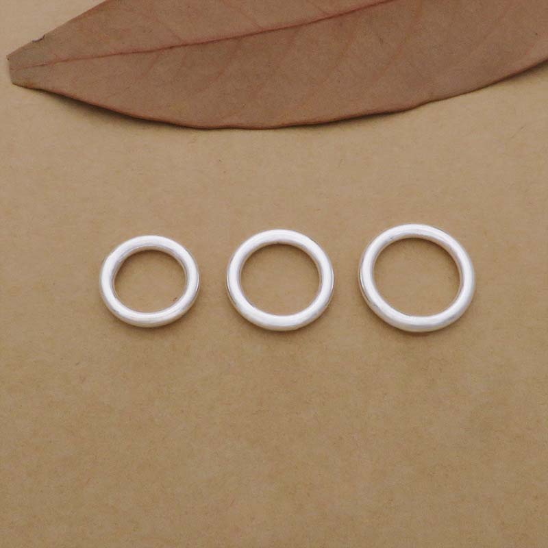 แหวนเงินแท้ 925 แท้ 10 ชิ้น สำ - Jewelry Making Closed Jump Rings บทวิจารณ์และราคา