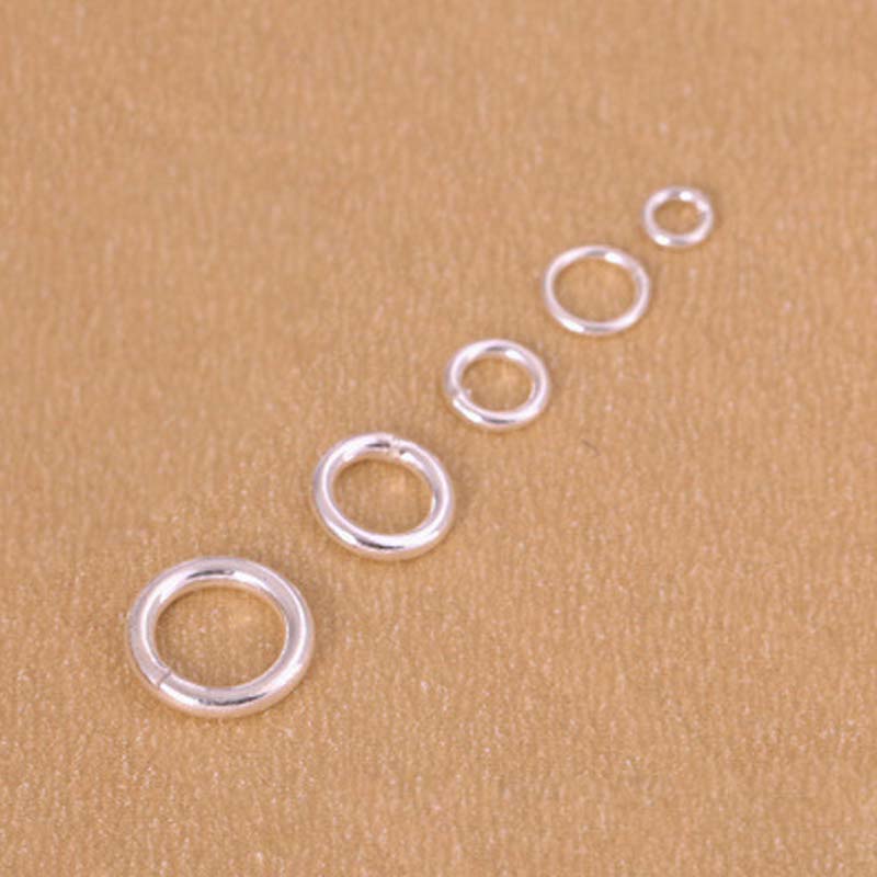 แหวนเงินแท้ 925 แท้ 10 ชิ้น สำ - Jewelry Making Closed Jump Rings บทวิจารณ์และราคา